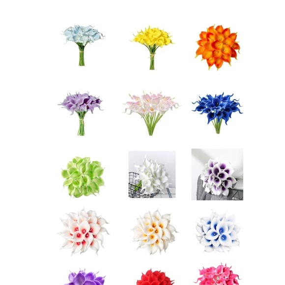 Calla lily bud vase embellished with ribbon and rhinestones…custom made - Picture 5 of 8